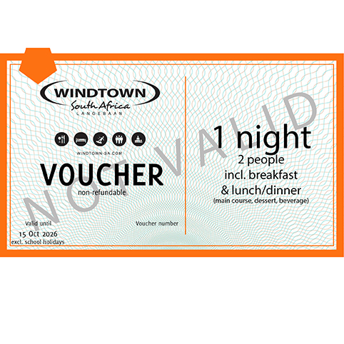 Voucher 1 night with dinner