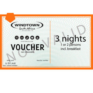 Buy a voucher to stay 3 consecutive nights with Windtown South Africa at a hugely discounted price.